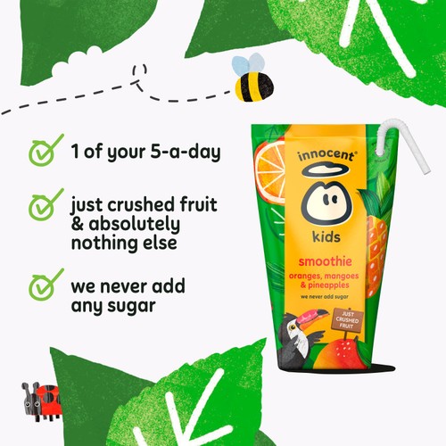 Innocent Kids Oranges, Mangoes & Pineapples Smoothies