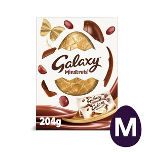 Galaxy Minstrels Milk Chocolate Large Easter Egg 162g