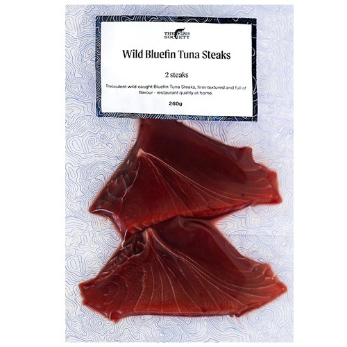The Fish Society Wild Bluefin Tuna steaks