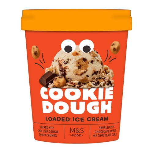 M&S Cookie Dough Loaded Ice Cream