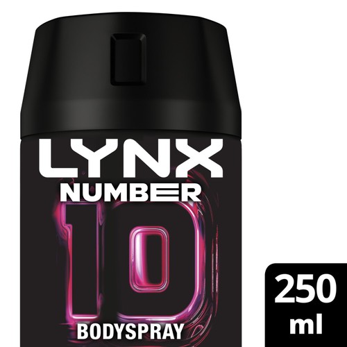 Lynx Men Number 10 48h Antiperspirant Deodorant Aerosol 