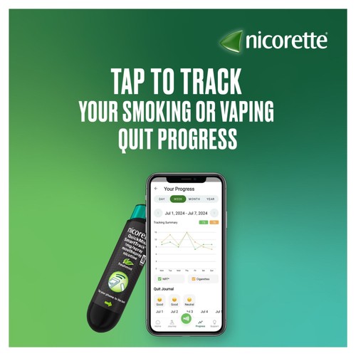Nicorette Smart Track Single, Duo Pack, 150 Sprays x 2 (Stop Smoking Aid)