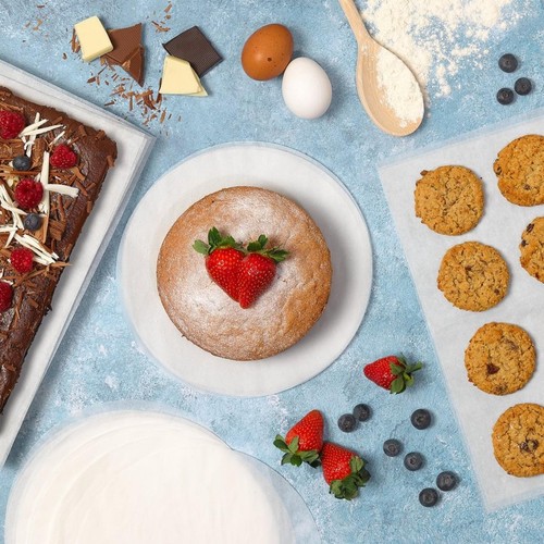 Tala 20 23cm Greaseproof Baking Cake Tin Liners 