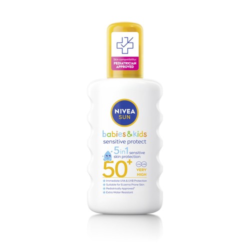 NIVEA SUN Kids Sensitive Protect SPF 50+ Sun Lotion Spray