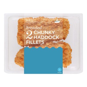M&S 2 Breaded Chunky Haddock Fillets