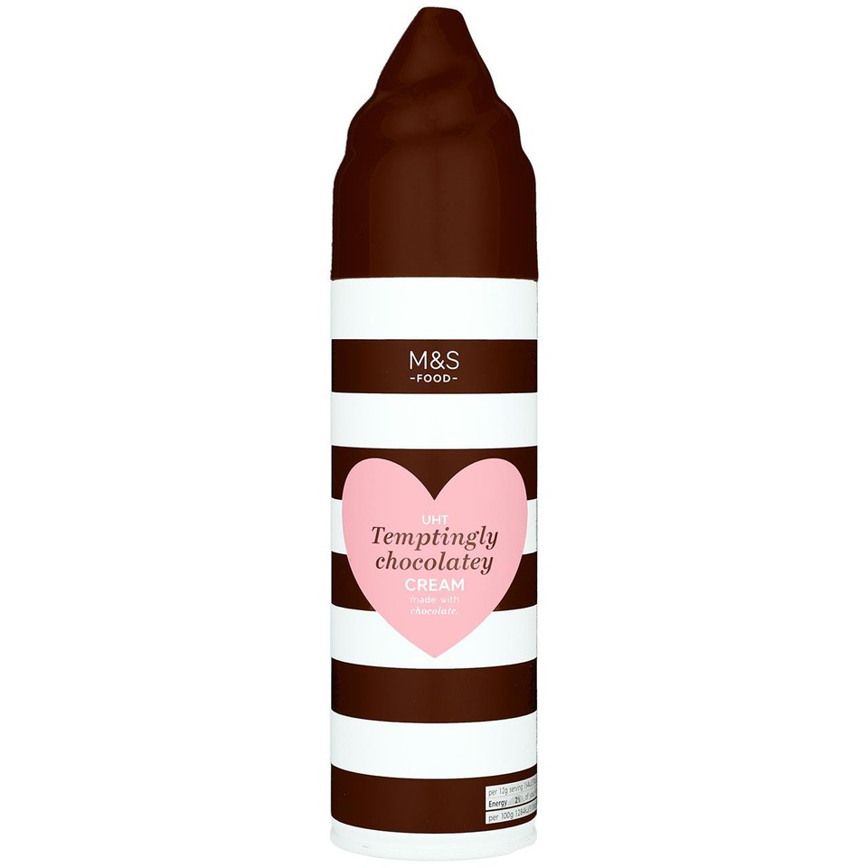 M&S Temptingly Chocolatey UHT Cream - Ocado