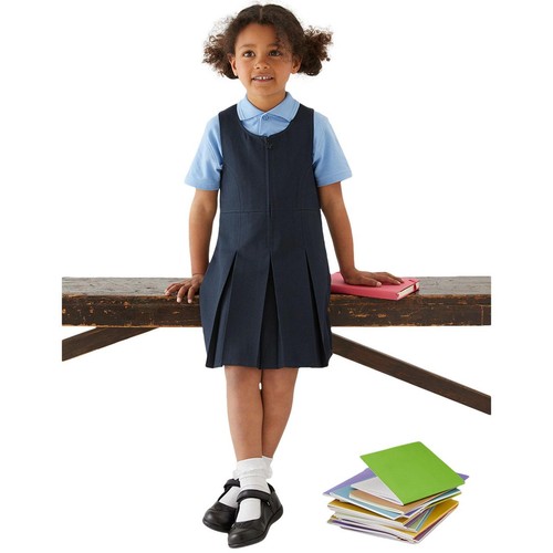 M&S Pleated Pinafore 3-4 Y
