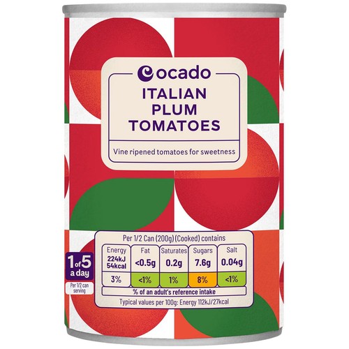 Ocado Italian Plum Tomatoes