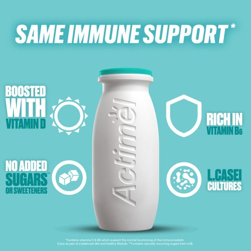 Actimel Immune Support Simple No Added Sugar Yoghurt Drink