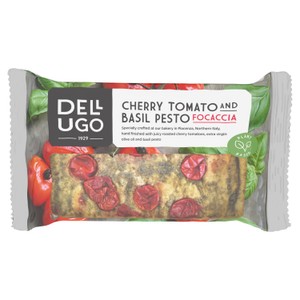 Dell'Ugo Cherry Tomato & Basil Pesto Focaccia