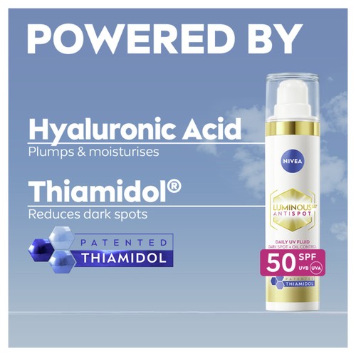 NIVEA Cellular Luminous 630 Anti-Dark Spot Day Cream Face Moisturiser SPF50