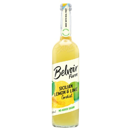 Belvoir Farm No Added Sugar Sicilian Lemon & Lime Cordial