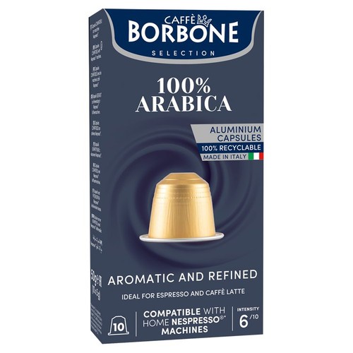 Caffe Borbone 100% Arabica Intensity 6 Nespresso Compatible Capsules