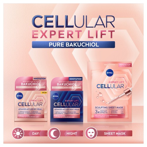 NIVEA Hyaluron Cellular Elasticity Filler Anti-Wrinkle Day Face Cream SPF30