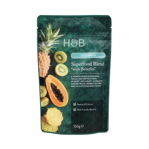 Holland & Barrett Gut Health Superfood Blend "with Benefits" Powder