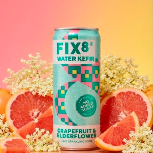Fix8 Water Kefir Grapefruit Elderflower