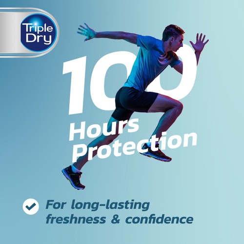 Triple Dry Active Fragrance Anti-Perspirant Roll On Men 100-Hours