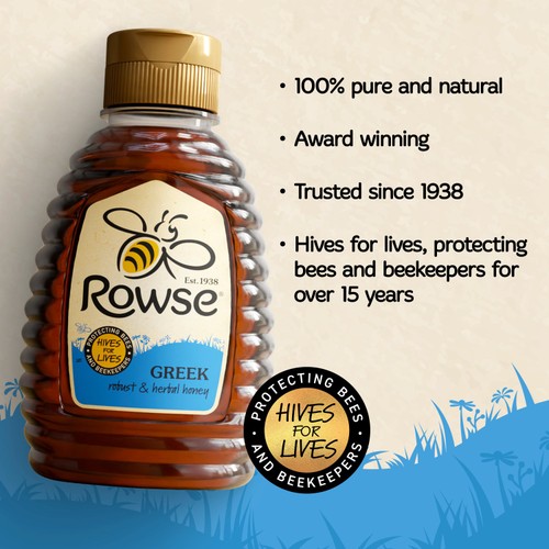 Rowse Greek Squeezy Honey