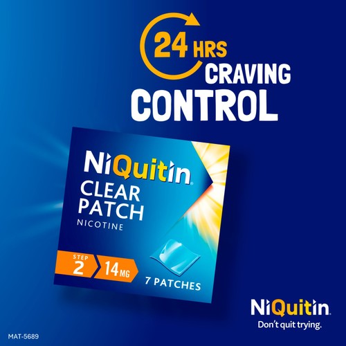 NiQuitin CQ 14mg Clear Patch, Step 2