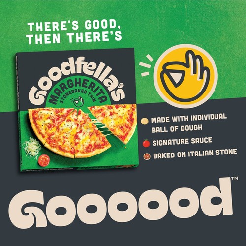 Goodfella's Stonebaked Thin Margherita Cheese Pizza