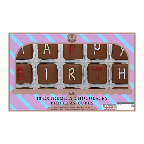 M&S Extremely Chocolatey Chocolate Party Cubes