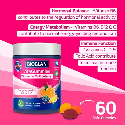 Bioglan VitaGummies for Adults, Womens Multivitamins