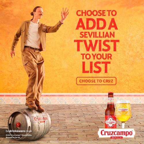 Cruzcampo Lager Beer Cans
