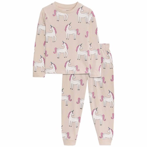 M&S Kids, Unicorn Pyjama Set, 2-3 Years, Calico