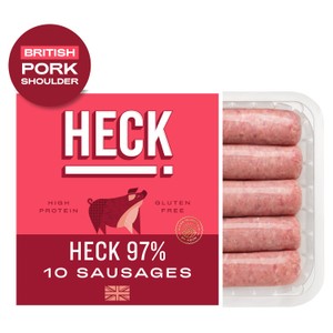 HECK 97% 10 Pork Sausages