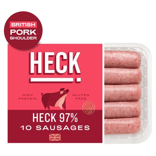 HECK 97% 10 Pork Sausages