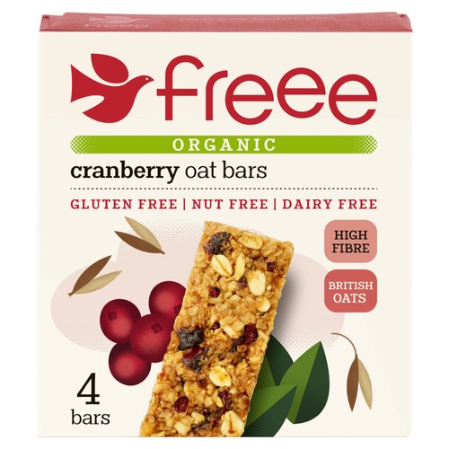 Freee  Organic Gluten Free Cranberry  Oat Bars
