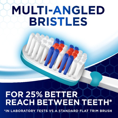 Aquafresh Toothbrush Complete Care For Hard To Reach Areas Medium 