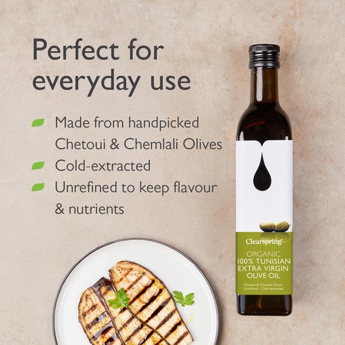Clearspring Organic Tunisian Extra Virgin Olive Oil