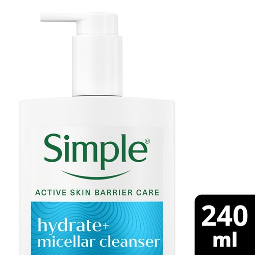 Simple Hydrate+ Gel cleanser