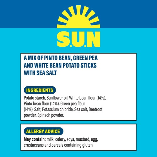 SUN Sea Salt Sticks Sharing Bag Crisps