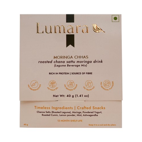 Lumara Moringa Chhas roasted chana sattu moringa drink