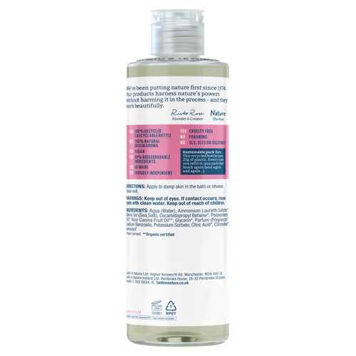 Faith in Nature Wild Rose Body Wash 