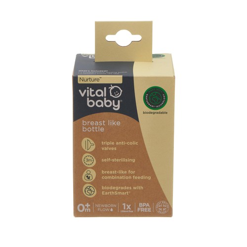 Vital Baby Nurture Breast Like Bottle 150ml Ocado