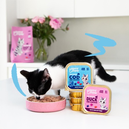 Edgard & Cooper Cat Pate Kitten Duck and Chicken