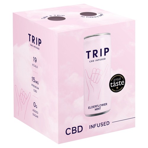 TRIP CBD Infused Elderflower Mint