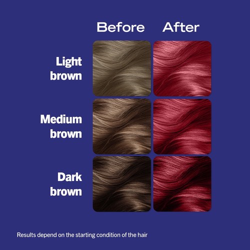 Schwarzkopf LIVE, Long-Lasting Permanent Red Hair Dye Deep Red L75