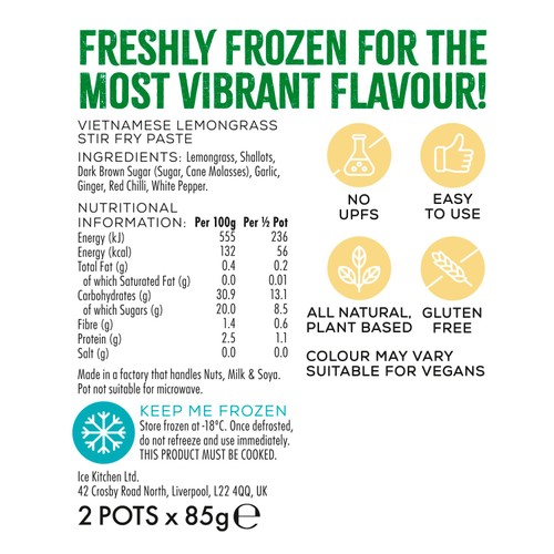 Ice Kitchen - Vietnamese Lemongrass Stir Fry Paste