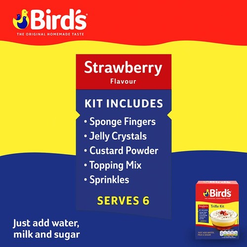 Bird's Ready To Make Strawberry Trifle Dessert Kit