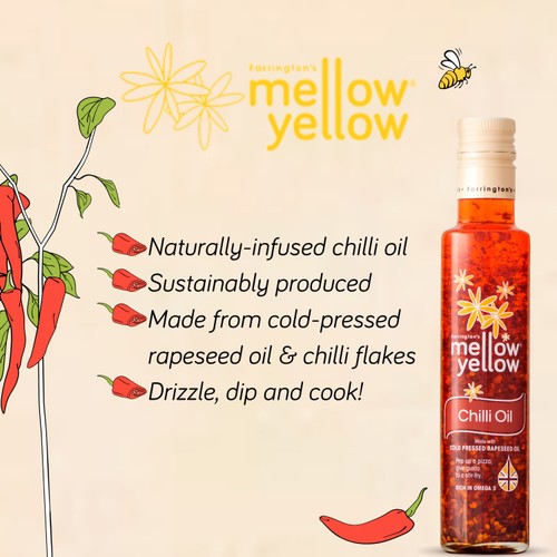 Farringtons Mellow Yellow Chilli Rapeseed Oil
