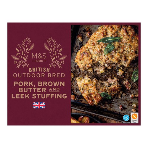 M&S British Outdoor Bred Pork Brown Butter & Leek Stuffing