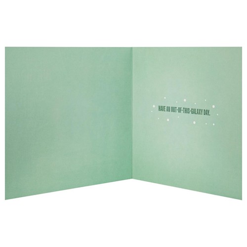 M&S Star Wars Yoda & X-Wing Birthday Card