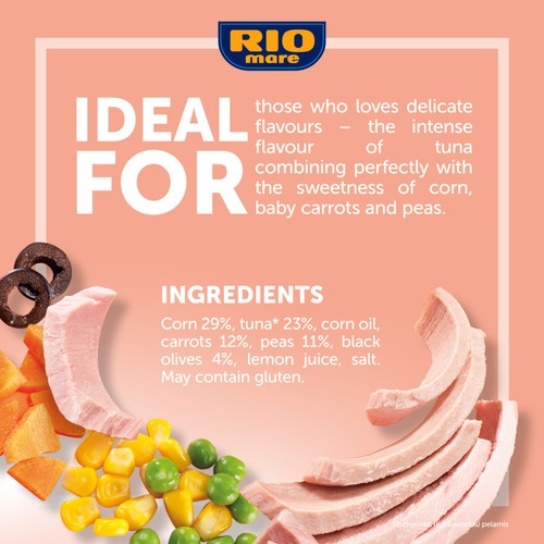 Rio Mare MSC Tuna & Sweetcorn Salad