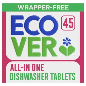 Ecover All-In-One Power Dishwasher Tablets, 45 Tablets