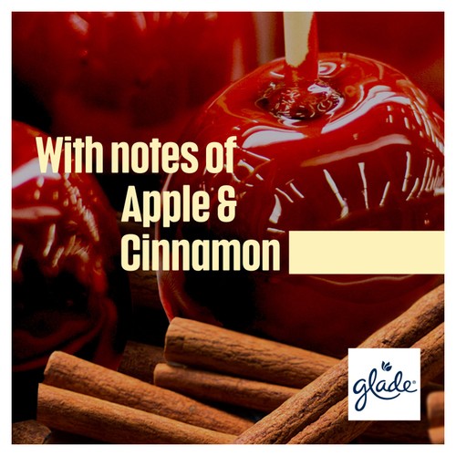 Glade ONE Sense & Spray Holder & Refill Apple & Cinnamon Air Freshener