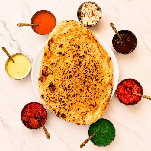 Leicester Handmade Bakery Spicy Naan Breads